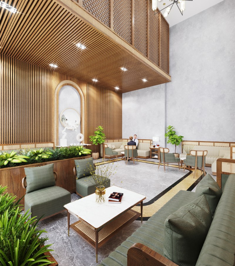 khu vực chờ tại sảnh