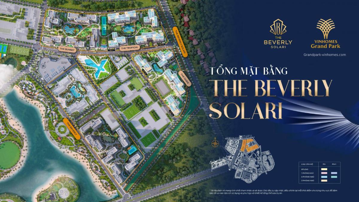 mặt bằng tổng thể the beverly solari