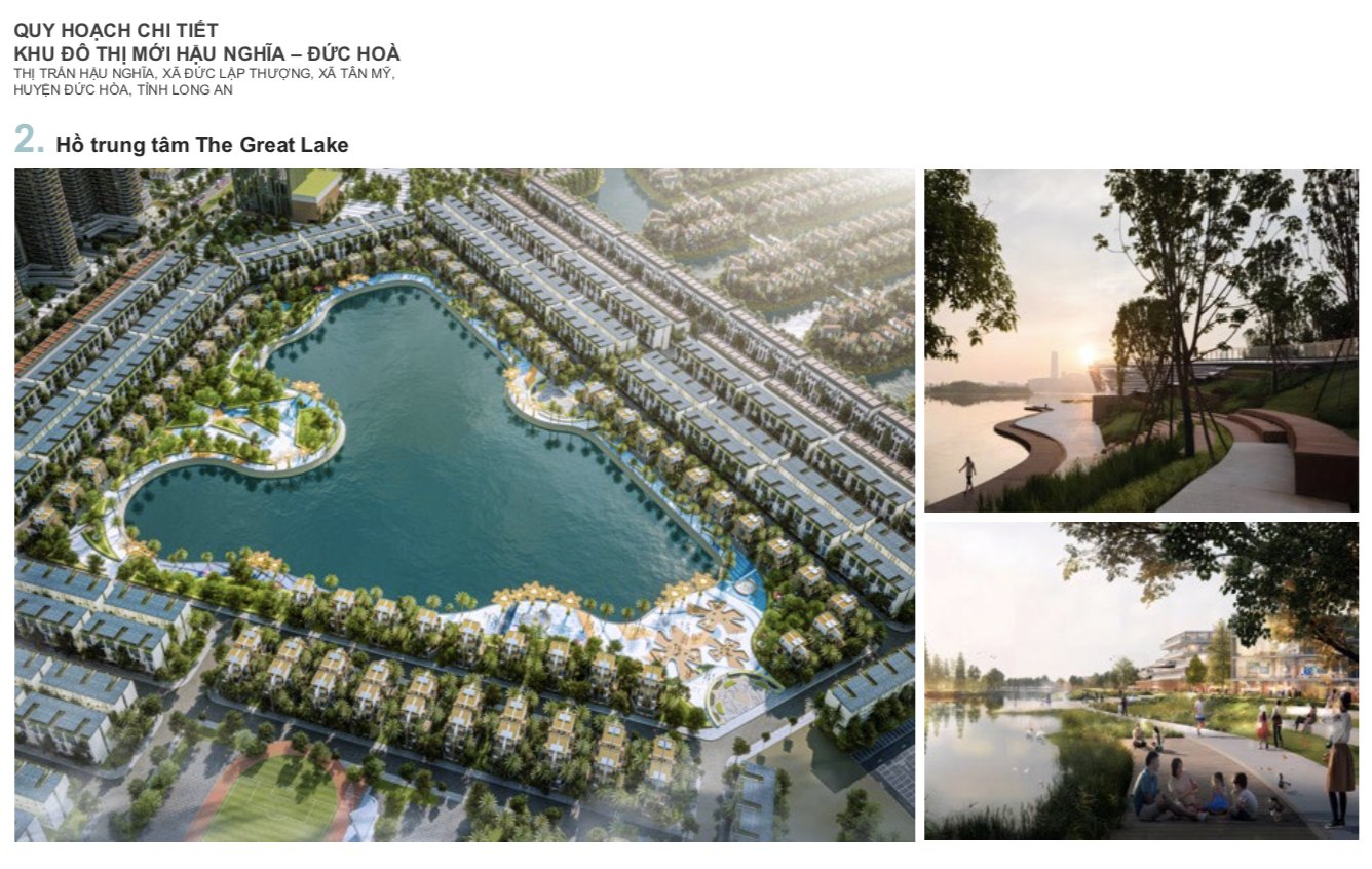 tiện ích hồ trung tâm Vinhomes Green City